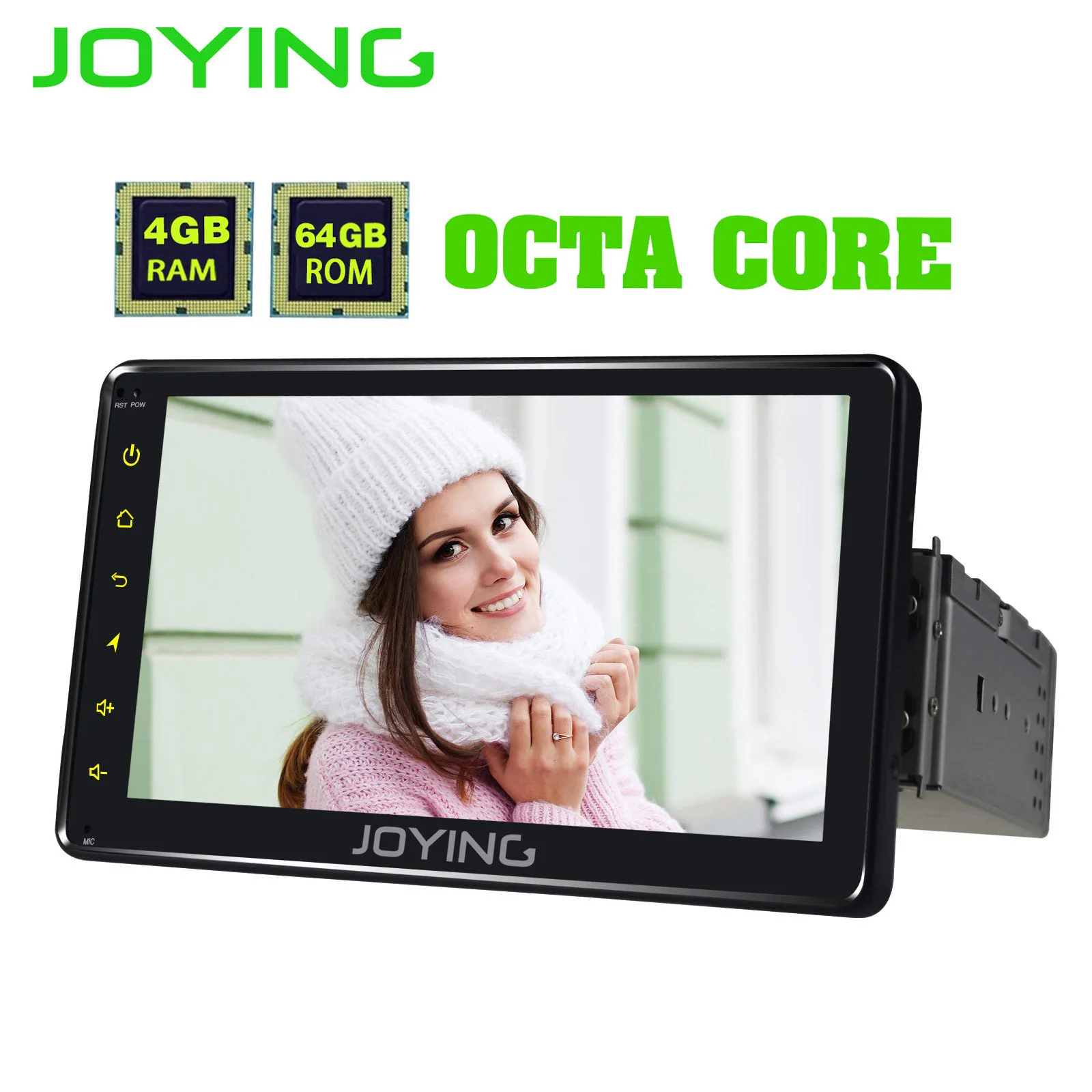 JOYING 8 CORE 4G RAM Android 81 radio de coche 1 din 7/8/9/101 pulgadas pantalla estéreo de coche 6