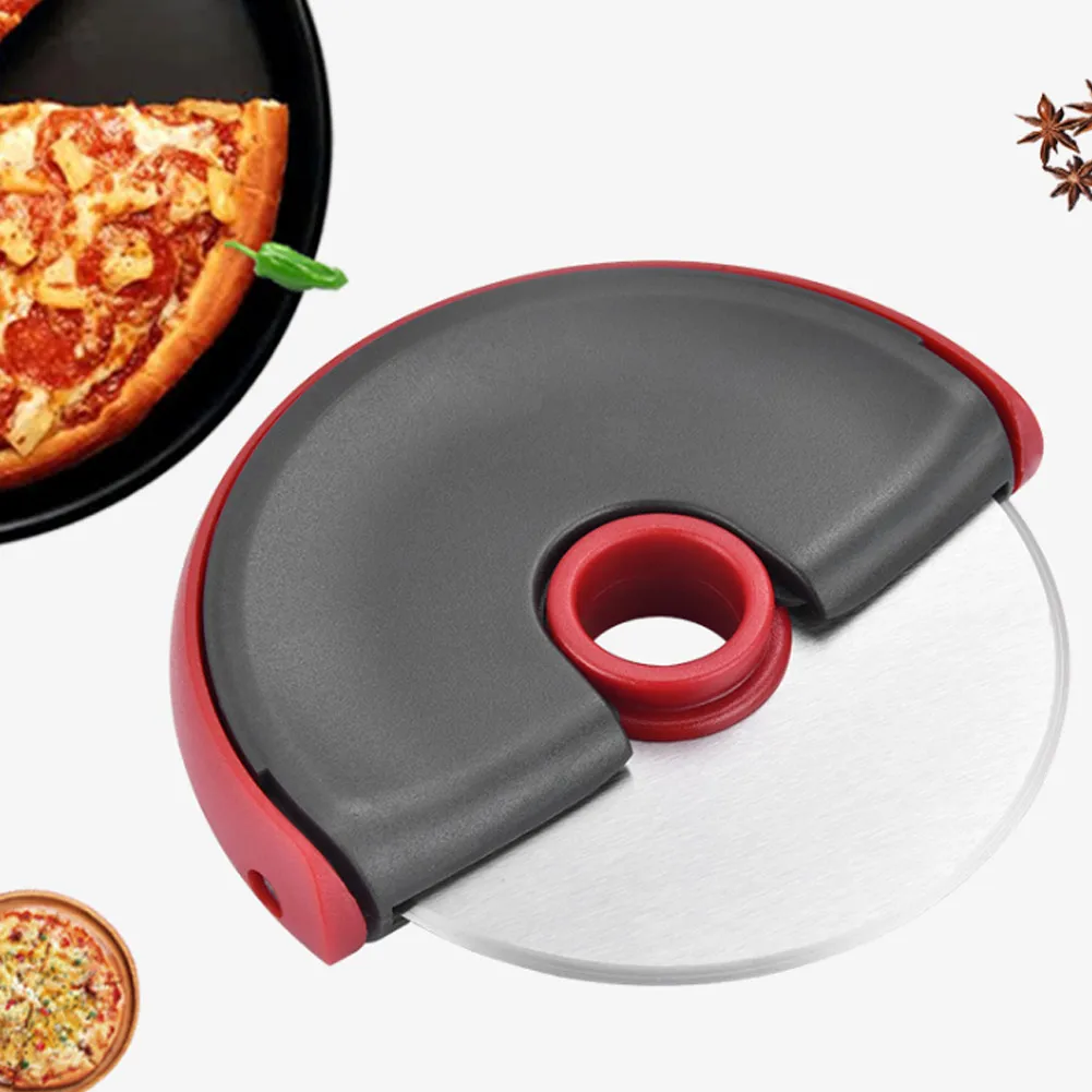 Pastry Pizza Cutter Wheel Slicer Non-slip Handle Kitchen Stainless Slicer Kitchen Accessories PI669