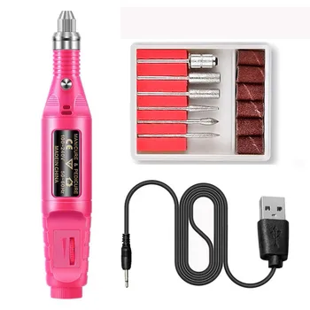

Electric Nail Drill Machine Manicure Set Pedicure Gel Remover Strong Nail Drill Electric Manicure Polishing Tools