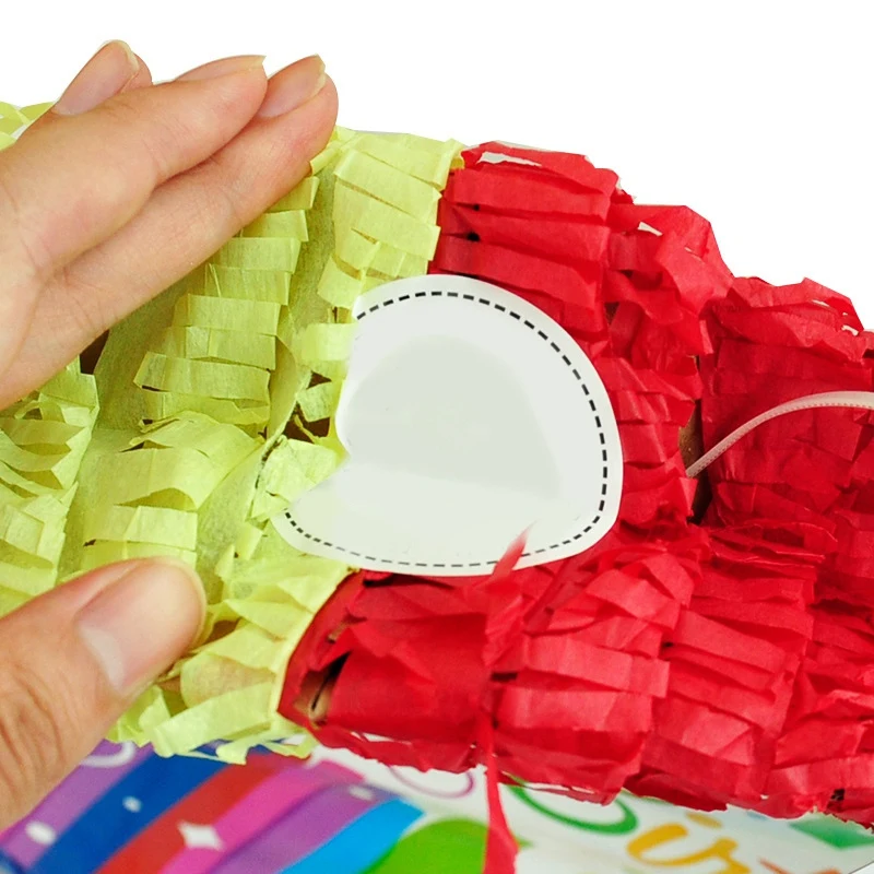 Pinata счастливый день рождения тема бумага сложенный спрос среди детей игра подарки игрушки дети подарок на день рождения украшения поставки DIY
