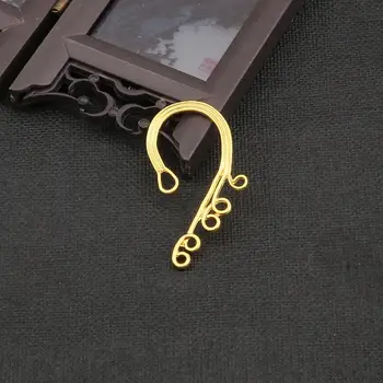 

2pcs Earrings Hoops Gold Sliver Color Pendants for women Jewelry Making DIY Earrings Accessories