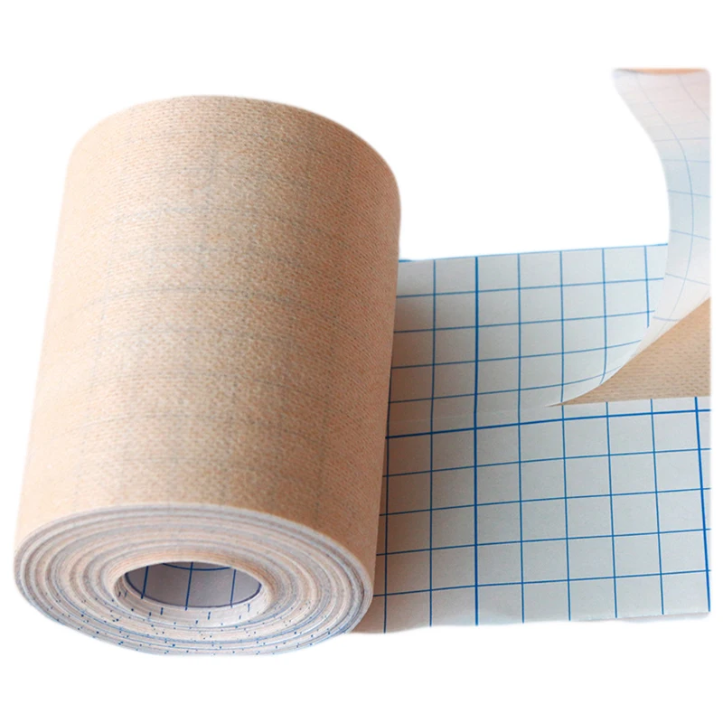 Yellow Skin Color Breathable Medical Non-woven Adhesive Tape for Gauze Needle Plaster Fixation Wound Dressing Fixation Tape