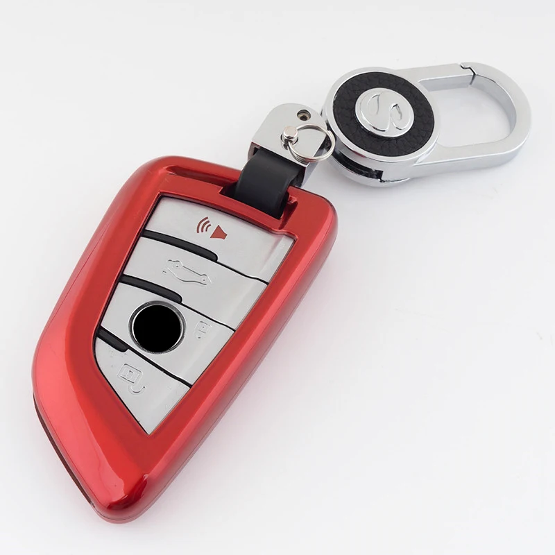 

Key case for car For BMW X5 F15 X6 F16 G30 7 Series G11 X1 F48 f39 paint key cover keychain keyring new key protector cover