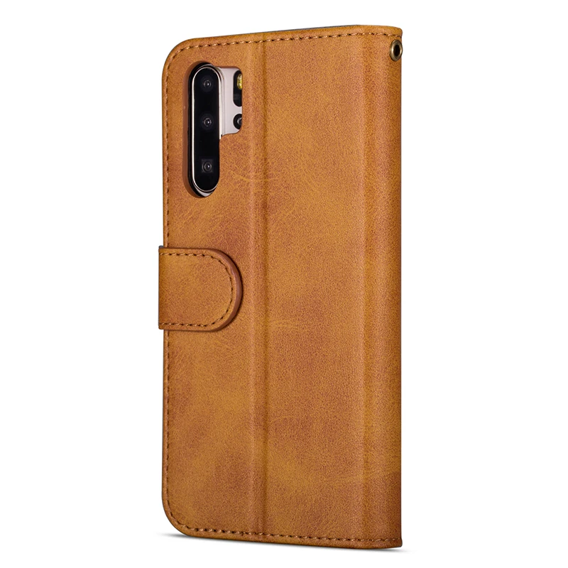 Кожаный чехол-кошелек на молнии для huawei P20 Lite P30 Pro mate 10 20 Lite P Smart Y6 Y7 с отделениями для карт