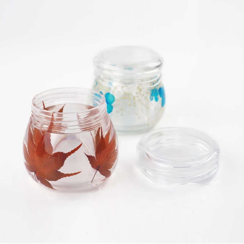 

Resin Tray Mold DIY Epoxy Crystal Pudding Cup Storage Box with Lid Mold Silicone Resin Mold for DIY Craft Home Decor