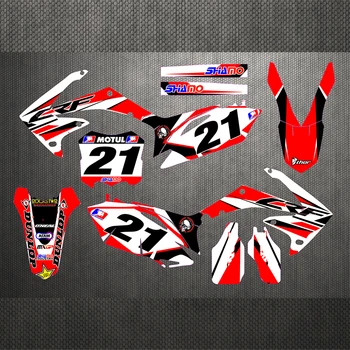 

Motorcycle stickers custom complete tool graphics background decal sticker quantity luster for teamCRF250R10-13 450R09-12