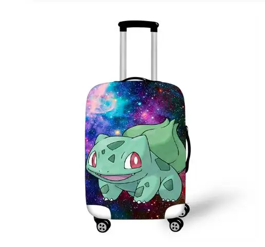 18-32 дюймов Pokemon Haunter Eevee Эластичный Защитный чехол для багажа, чехол для чемодана, пылезащитный чехол, Мультяшные аксессуары для путешествий - Цвет: picture color
