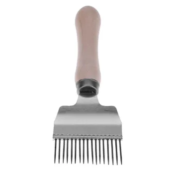 

New 17Pin Needle Uncapping Fork Bee Honey Sparse Rake Shovel Beekeeping Supplies Remove Beehives Impurities Insect Supplies