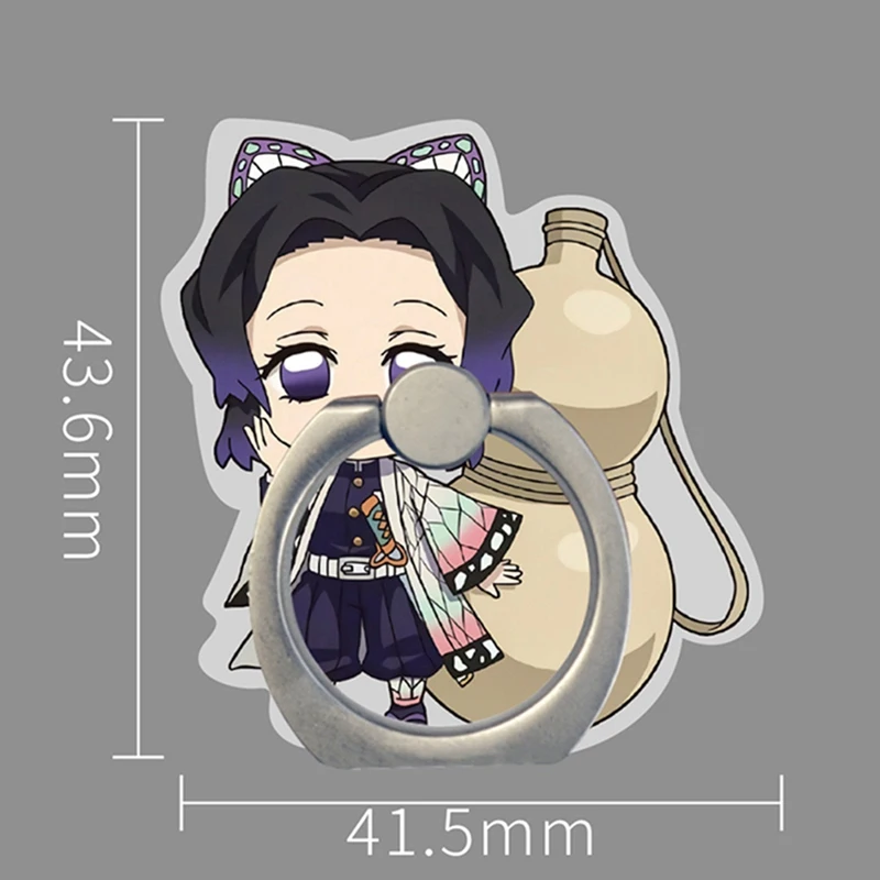 UVR New Acrylic Cartoon Demon Slayer Kimetsu no Yaiba sword Stay Cute Mobile Phone Ring Bracket for IPhone for Xiaomi