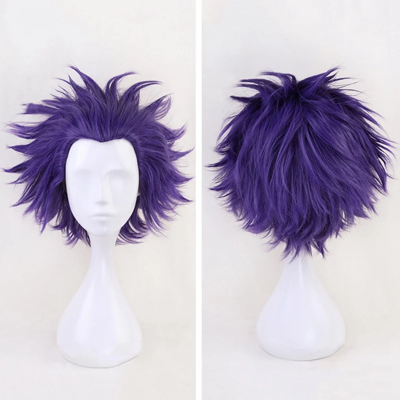 Boku No Hero Academy Shinsou Hitoshi Shinso парик косплей костюм мой герой Academy короткие фиолетовые парики синтетические накладные волосы парик Кепка
