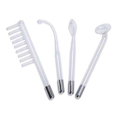 4 pcs Glass Tube Замена электротерапии палочка стеклянная трубка высокочастотная машина для лица акне подтяжка кожи Высокая частота уход за кожей лица - Цвет: 4 pcs Glass Tube
