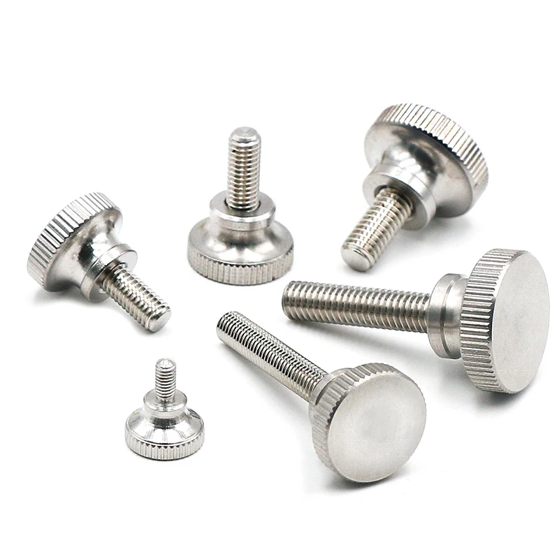 M5 M6 Knurled Thumb Screw Manual Adjustment Computer Screws - Stainless Steel 1/5pcs | Обустройство дома