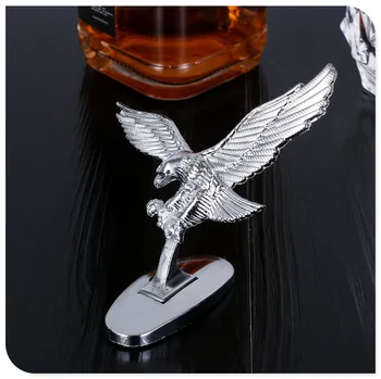 

Car Front Hood Eagle Ornament Badge Auto 3D Emblem Decoration FOR Ford Transit Ranger Mustang Ka Fusion Focus F-150