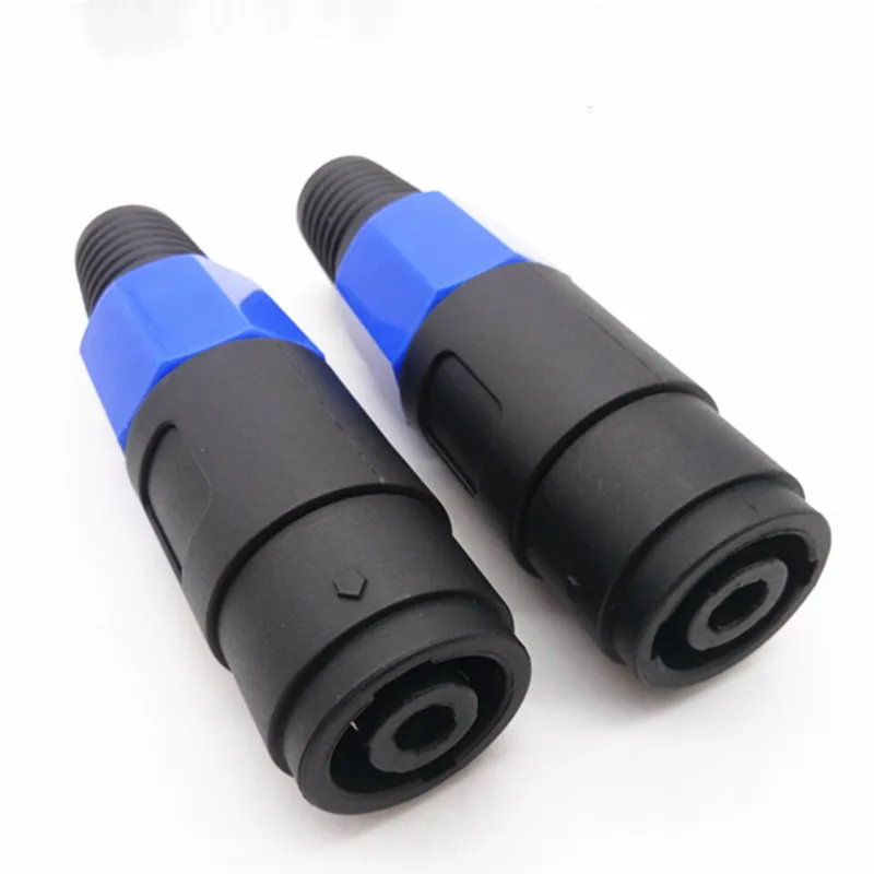 Speaker Audio 4Pin Locking Amp Speaker Connector Solder Adapter Long