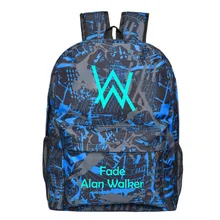 Электронная музыка DJ Allen Walker Alan Walker Школьная Сумка Стиль Знаменитостей ночник рюкзак выцветший мужской и женский Звездный рюкзак