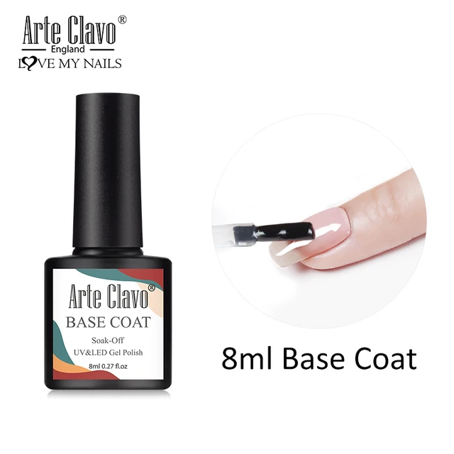 Arte Clavo Gel Polish Semi Permanent Gel Varnish For Nails Manicure Classic Color Gel Nail Polish Primer Nail Art Hybrid Gellak Base Coat
