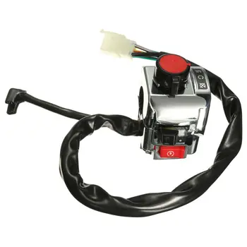 

7/8 Inch Motorcycle Handlebar Control Switch Horn Turn Signal Chrome Casing New