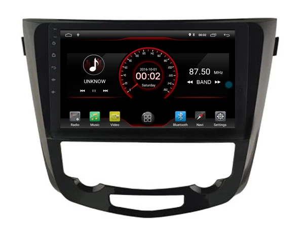 Perfect Car Android 9.0 Player for Nissan X-Trail Qashqai 16 tape recorder 4G Lte sim card Bluetooth GPS Radio Head Unit 2.5D IPS screen 5