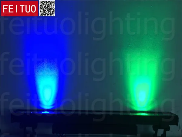 E-6pcs, уличный IP65 точечный светодиодный настенный светильник Dmx 14x30 Вт Rgb 3в1 Cob, светодиодный светильник