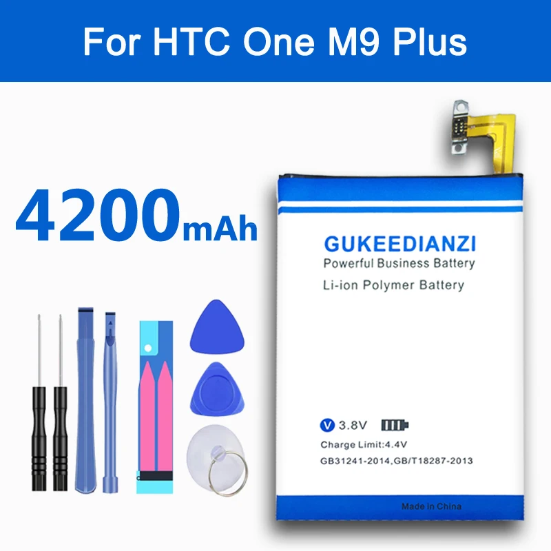 GUKEEDIANZI высокое качество Мобильный телефон Батарея BOPGE100 4200 мА/ч для HTC One M9 плюс + M9W