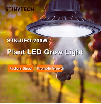 

STINYTECH 2020 Latest LED Grow Light Lights Sunlike Full Spectrum for Indoor Plants Seeding Veg and Bloom UFO Plant Growing Lamp