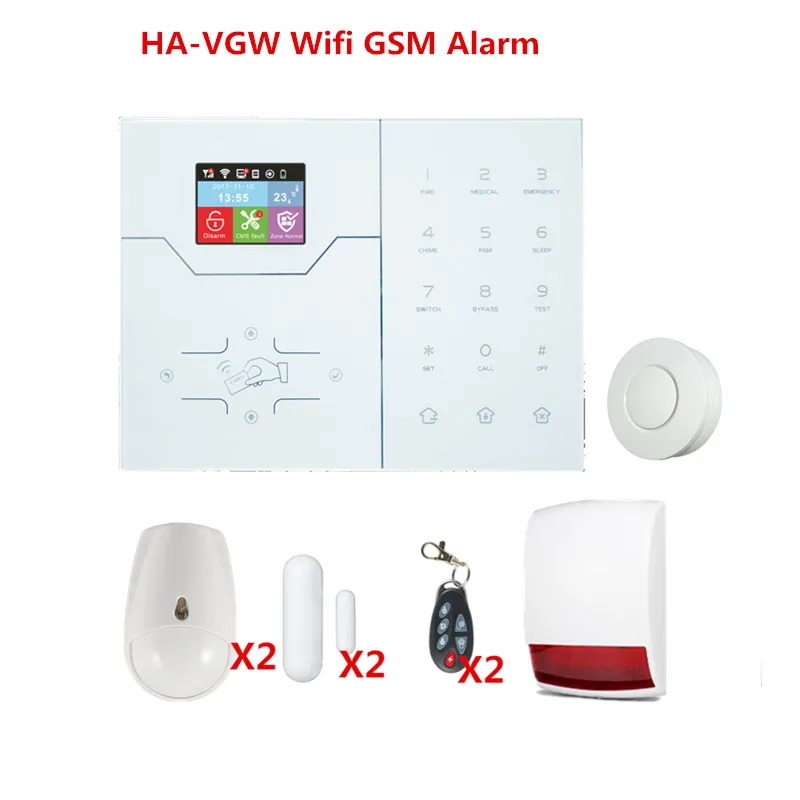 Быстрая доставка беспроводная Wi Fi сигнализация GSM GPRS стандартная система с