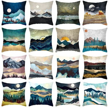 

1PC View Style Cover Pillow case poszewka dekoracyjna Home Decortion Sofa Car Decorative Throw Pillows housse de coussin