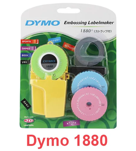 Dymo 12965 Manual Label Printers 9mm 3D Multicolor Embossing Label Tapes for Dymo Machine Manual Label Makers 12965 Diy Labels