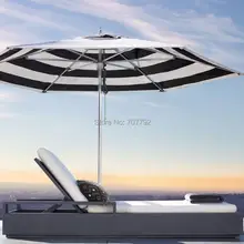 Современная открытая Терраса Сад дизайнерские Алюминиевые шезлонги мебель Наборы