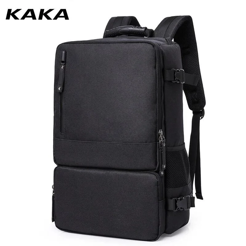 

KAKA New Style Men Anti-Theft Backpack Multi-functional Triple Use Computer Bag College Student Oxford Packsack Outdoor