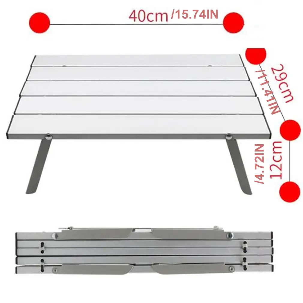 Aluminum Outdoor Folding Table Portable Folding Table Mini Table Small Picnic Table Laptop Aluminum Table