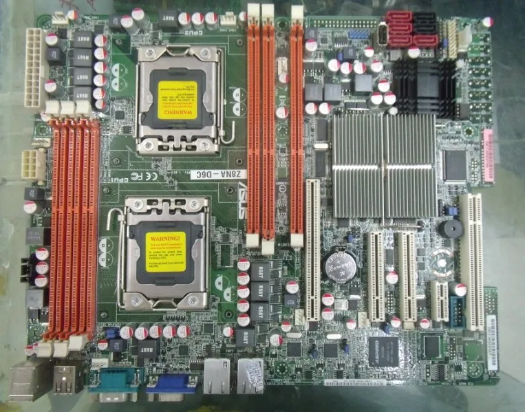 Материнская плата ASUS Z8NA-D6C системная материнская 1366 с двумя серверами X58 |