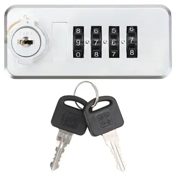 

1Pc Cam Lock Creative Strong Useful 4 Dial Lock Code Camlock Desk Lock Drawer Lock Secure Fixed Tool for Wardrobe