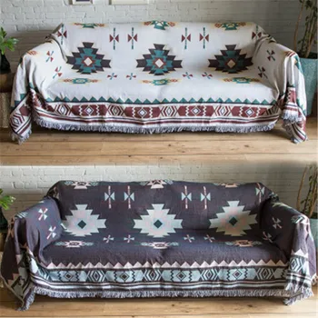 

Scandinavian style sofa towel sofa cover full blanket model room decoration bed end towel backrest