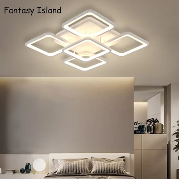 

2020 Modern LED Rectangular Ceiling Light Indoor Lamp Lighting For Living Dining Room Bedroom Kitchen Home deco fixture