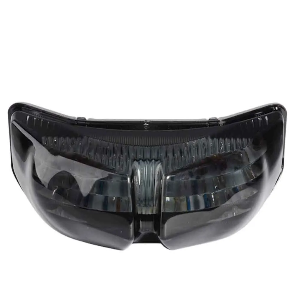 Smoke Для Yamaha FZ8 Fazer 2010 2011 2012 2013 мотоцикл светодиодный задний фонарь Тормозные встроенные Сигналы поворота лампы 12 В дым/прозрачные линзы - Цвет: Smoke