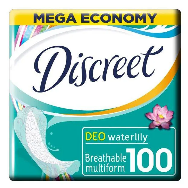 Прокладки ежедневные «Deo Water Lily Multiform» Discreet, 100 шт