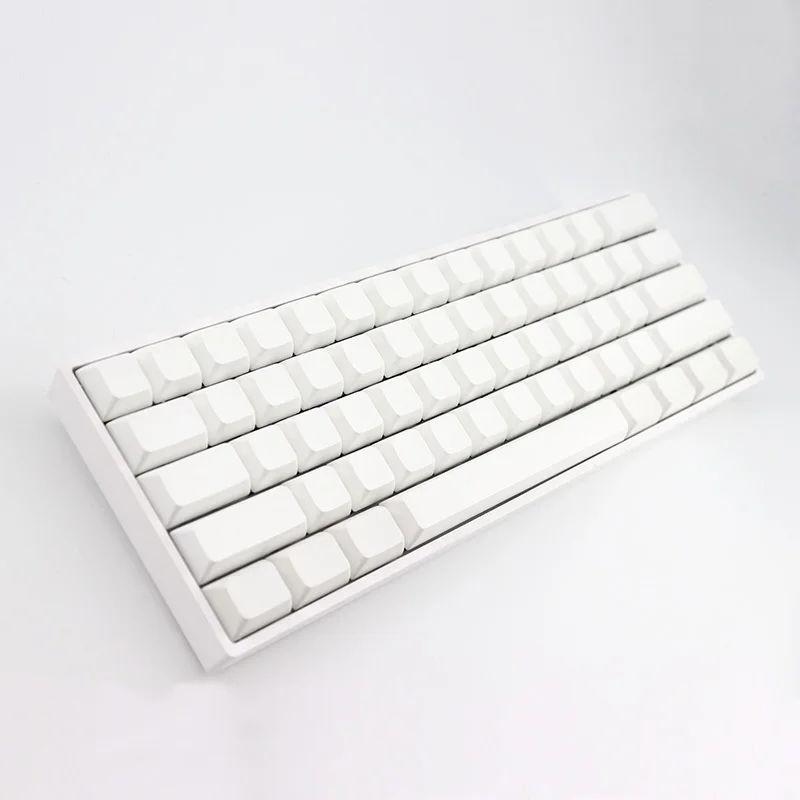 Pbt Nevoeiro Branco Keycap Xda Teclado Mecânico Chave Tampa r1 Perfil Personalizado 154 Chaves