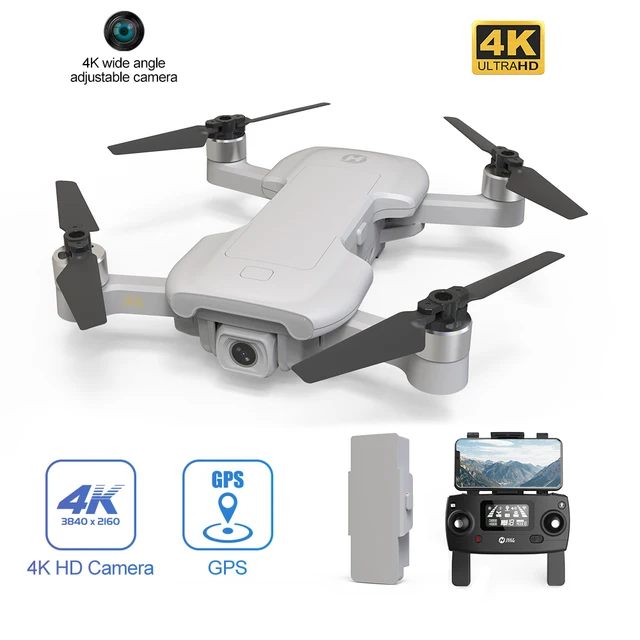 Holy Stone HS510 GPS Drone for Adults with 4K UHD Wifi Camera Anti-shake FPV Quadcopter Foldable for Beginners with Brushless