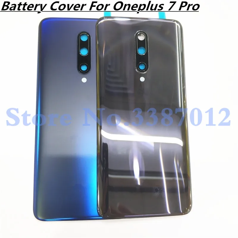 Оригинальное 3D стекло для Oneplus 7 Pro 7Pro Батарейная задняя крышка Корпус чехол запасные части с объективом камеры