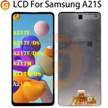 100% testowane dla Samsung Galaxy A21s A217 SM-A217F/DS LCD z ekranem dotykowym Digitizer zgromadzenie części naprawa