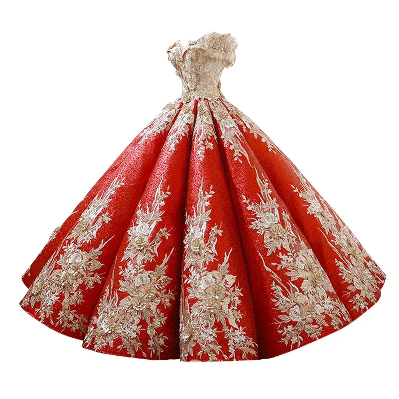 

Elegant Luxury Appliqued Sequins Dancing Prom Ball Gowns Sleeveless Strapless Backless Off-Shoulder Evening Formal Dress
