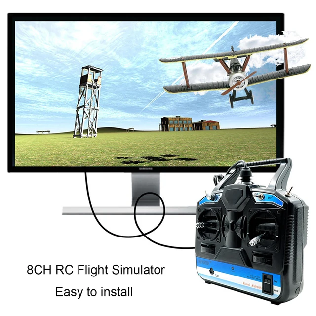 18 in 1 8CH RC Flight Simulator Support Real G7 Phoenix 5.0 XTR Remote Control for RC Helicopter Airplane FPV Drone Quadcopter 1