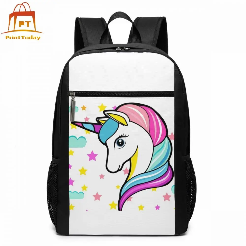 Рюкзак Poni в виде единорога модная сумка для студентов высококачественные