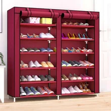 Multifunctionele 12 Lagen Schoenen Kast Stofdicht Schoenen Rack Organizer Schoenen Laarzen Opslag Rack Plank Deksel Meubelen