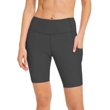 HAOWO Твердые плавать Карманы Брюки для женщин красивая строчка пляж плавать носить низ в магазине Slava