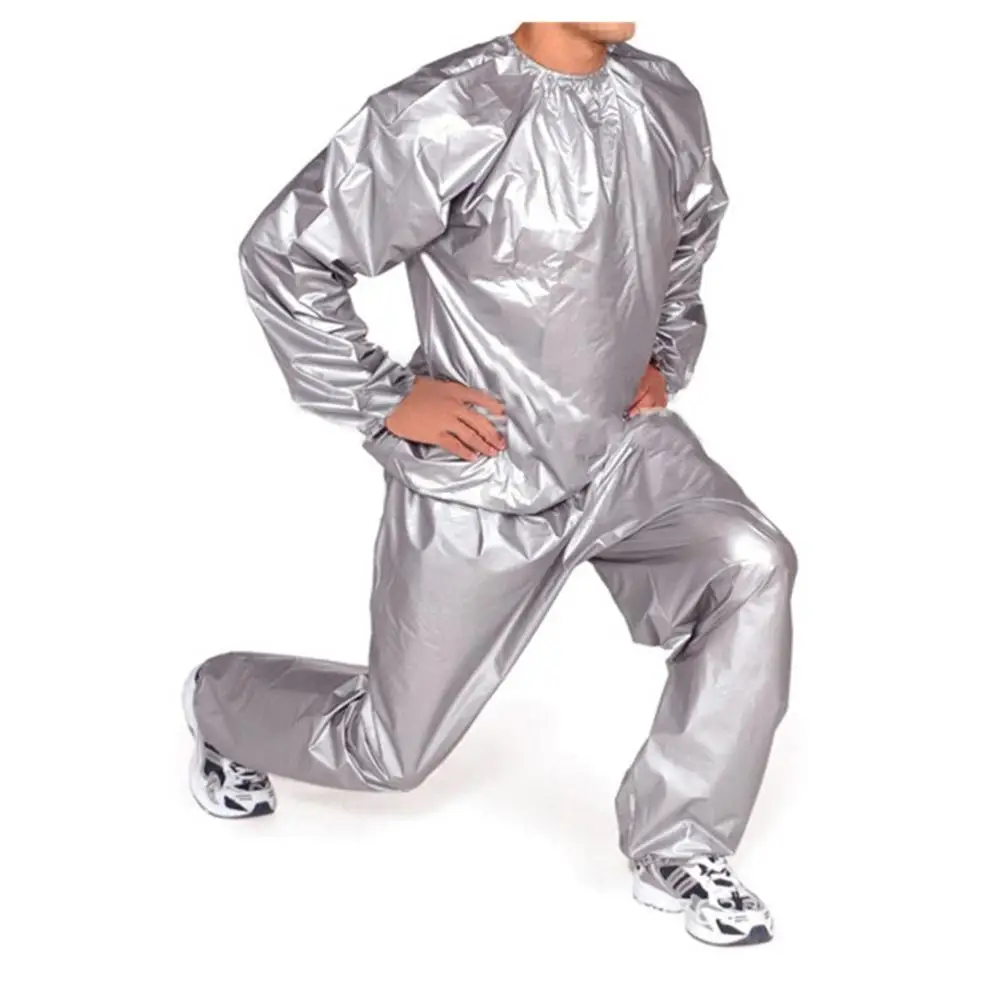 Sauna Suit Heavy Duty Sweat Suit Exercise Gym Suit Fitness Weight Loss with Hood Sauna Suit Heavy Duty Sweat Suit Exercise Gym Suit Fitness Weight Loss with Hood