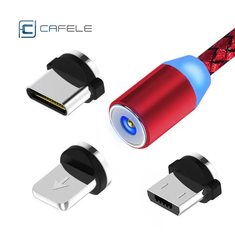 Cafele Магнитный кабель 3 в 1 Micro usb type C адаптер зарядное устройство Быстрая зарядка