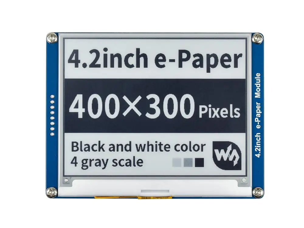 Módulo de pantalla e-ink de 4,2 pulgadas, 400x300, papel electrónico, interfaz SPI de dos colores, negro y blanco, sin retroiluminación, consumo Ultra bajo