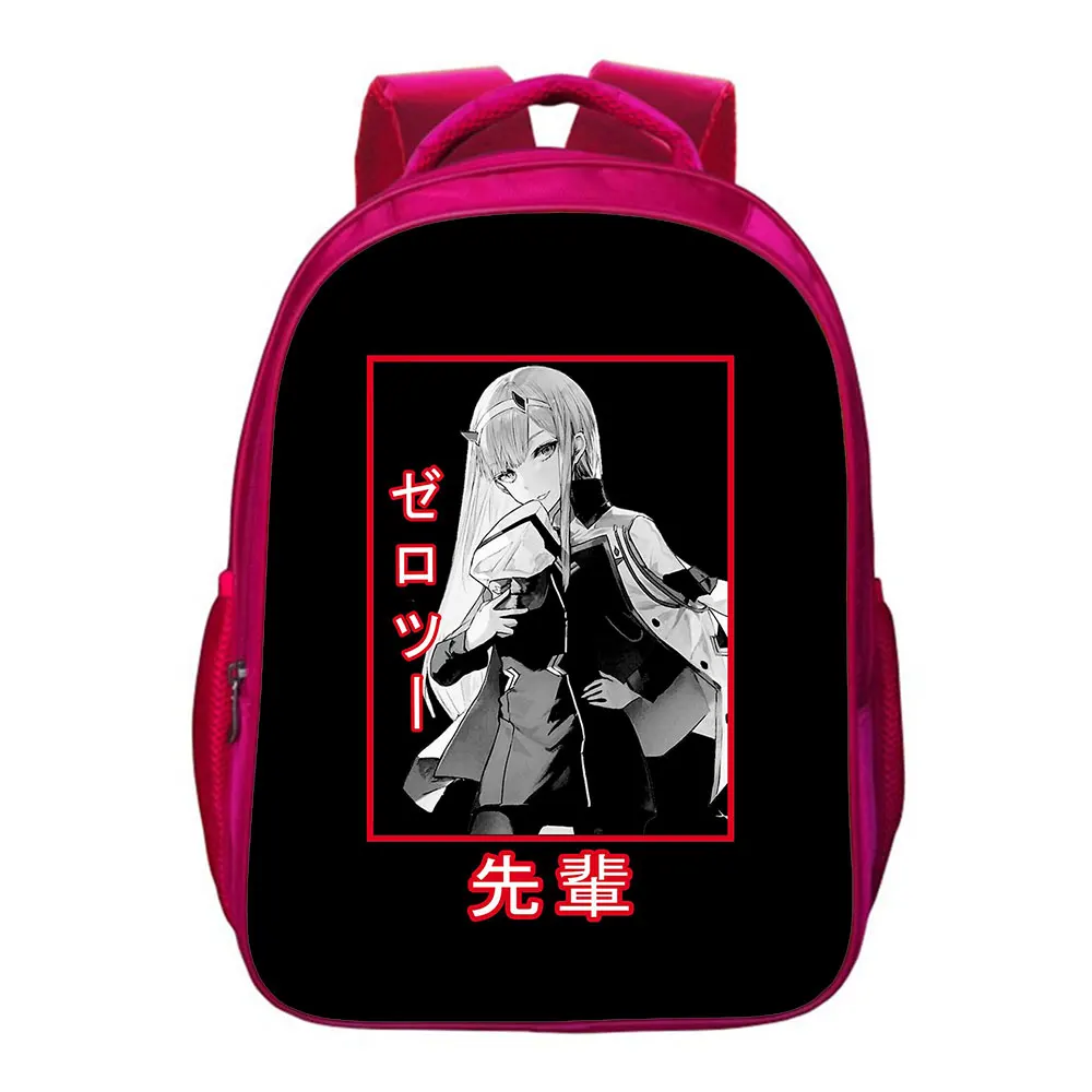 16 inch  Darling In The FranXX Anime Backpack kids gifts Teens School Bags Bookbag Cartoon Travel Casual Mochilas 2021 NEW